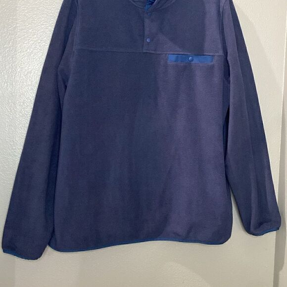 NWOT 32 Degrees Navy Blue Fleece Pullover Jacket Sweater - Picture 5 of 13